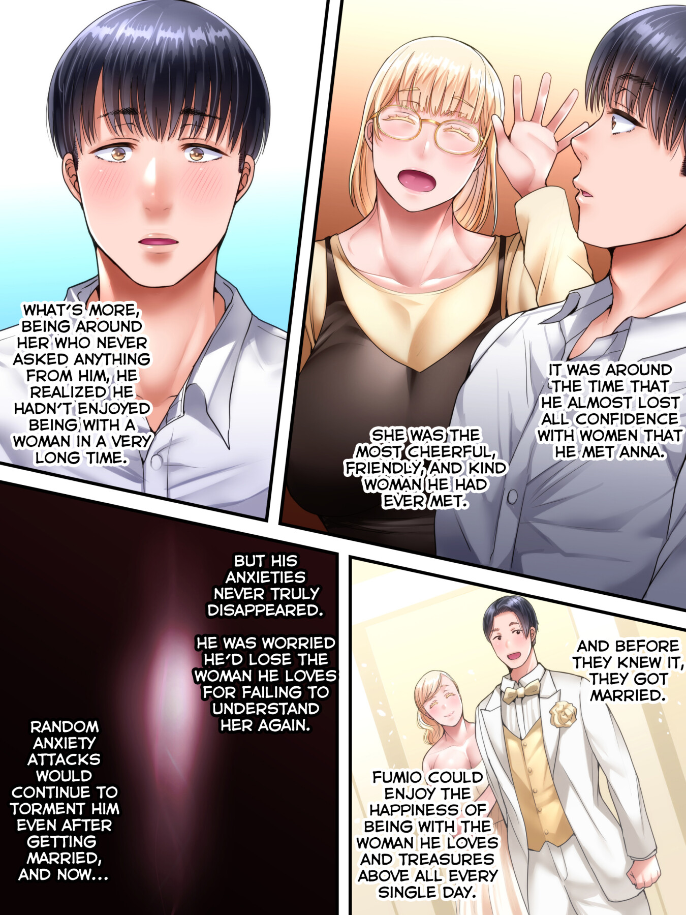 Hentai Manga Comic-My newlywed wife from overseas got down on her knees and begged me to have sex with another man --Chapter 1-46